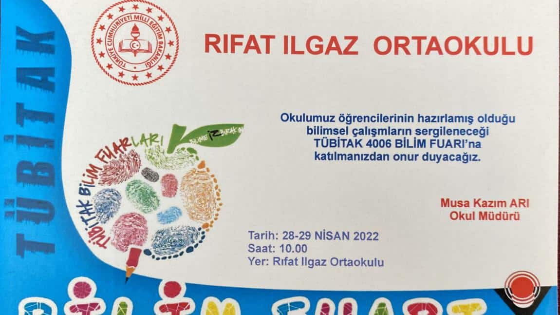 TÜBİTAK 4006 BİLİM FUARIMIZ